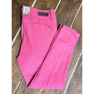 DKNY Jeans Womens Pink Slim Fit Five Pocket Casual Pants Size 8 NWT